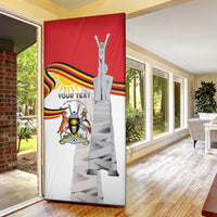 Uganda Independence Day Door Cover Independence Monument - Coat Of Arms - Wonder Print Shop