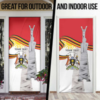 Uganda Independence Day Door Cover Independence Monument - Coat Of Arms - Wonder Print Shop