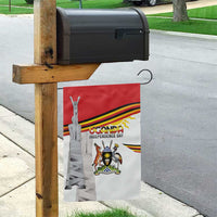 Uganda Independence Day Garden Flag Independence Monument - Coat Of Arms - Wonder Print Shop