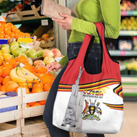 Uganda Independence Day Grocery Bag Independence Monument - Coat Of Arms - Wonder Print Shop