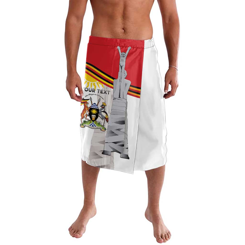 Personalized Uganda Independence Day Lavalava Independence Monument - Coat Of Arms - Wonder Print Shop