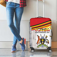 Uganda Independence Day Luggage Cover Independence Monument - Coat Of Arms - Wonder Print Shop