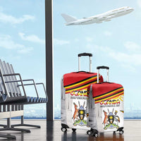 Uganda Independence Day Luggage Cover Independence Monument - Coat Of Arms - Wonder Print Shop