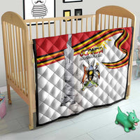 Uganda Independence Day Quilt Independence Monument - Coat Of Arms - Wonder Print Shop