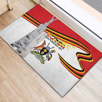 Uganda Independence Day Rubber Doormat Independence Monument - Coat Of Arms - Wonder Print Shop