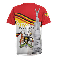 Personalized Uganda Independence Day Rugby Jersey Independence Monument - Coat Of Arms - Wonder Print Shop