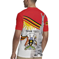 Personalized Uganda Independence Day Rugby Jersey Independence Monument - Coat Of Arms - Wonder Print Shop