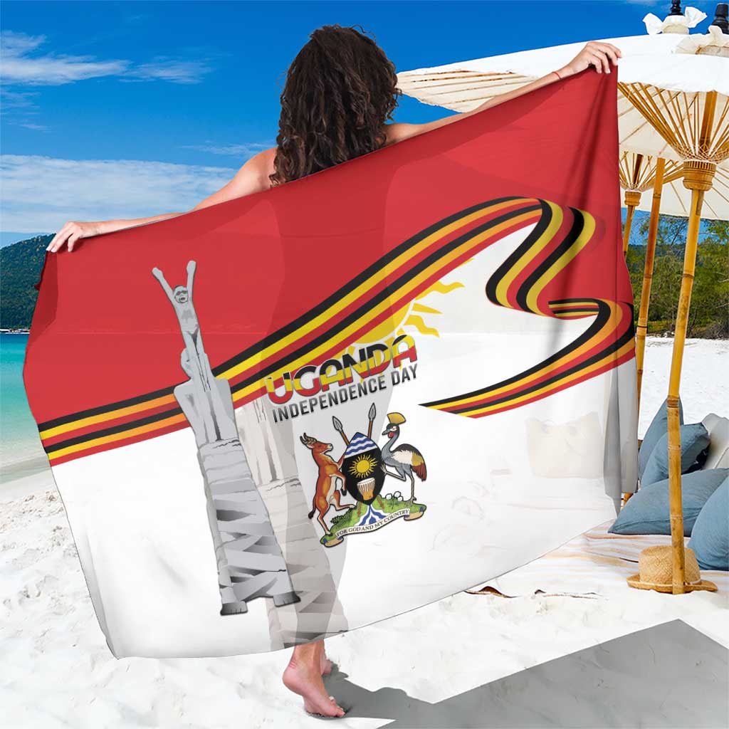 Uganda Independence Day Sarong Independence Monument - Coat Of Arms - Wonder Print Shop