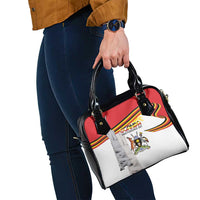 Uganda Independence Day Shoulder Handbag Independence Monument - Coat Of Arms - Wonder Print Shop