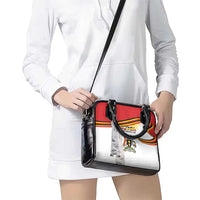 Uganda Independence Day Shoulder Handbag Independence Monument - Coat Of Arms - Wonder Print Shop