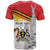 Personalized Uganda Independence Day T Shirt Independence Monument - Coat Of Arms - Wonder Print Shop