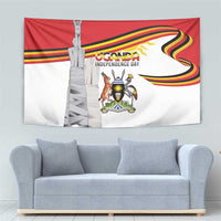 Uganda Independence Day Tapestry Independence Monument - Coat Of Arms - Wonder Print Shop