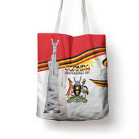 Uganda Independence Day Tote Bag Independence Monument - Coat Of Arms - Wonder Print Shop