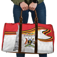 Uganda Independence Day Travel Bag Independence Monument - Coat Of Arms - Wonder Print Shop