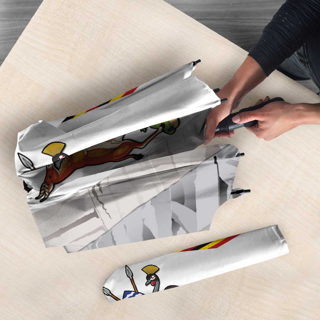 Uganda Independence Day Umbrella Independence Monument - Coat Of Arms - Wonder Print Shop