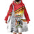 Personalized Uganda Independence Day Wearable Blanket Hoodie Independence Monument - Coat Of Arms - Wonder Print Shop