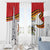 Uganda Independence Day Window Curtain Independence Monument - Coat Of Arms - Wonder Print Shop