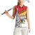 Personalized Uganda Independence Day Women Sleeveless Polo Shirt Independence Monument - Coat Of Arms - Wonder Print Shop