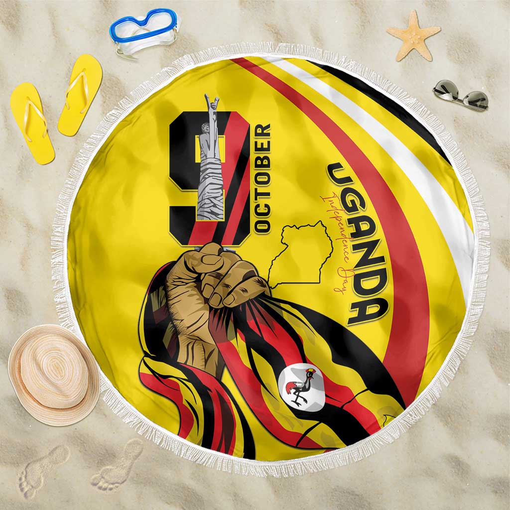 Uganda Beach Blanket 63rd Anniversary Of Independence - Wonder Print Shop