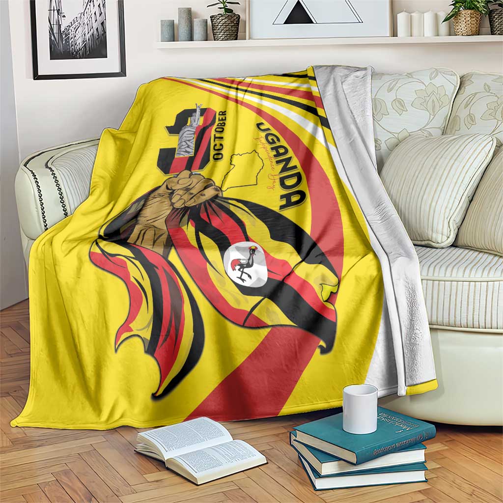 Uganda Blanket 63rd Anniversary Of Independence - Wonder Print Shop