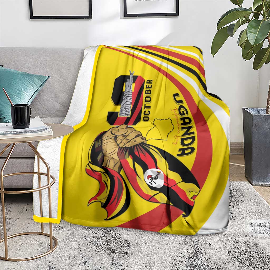 Uganda Blanket 63rd Anniversary Of Independence - Wonder Print Shop