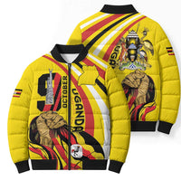 Uganda Bomber Puffer Jacket 63rd Anniversary Of Independence - Wonder Print Shop