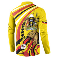 Uganda Button Sweatshirt 63rd Anniversary Of Independence - Wonder Print Shop