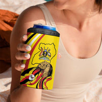 Uganda 4 in 1 Can Cooler Tumbler 63rd Anniversary Of Independence - Wonder Print Shop