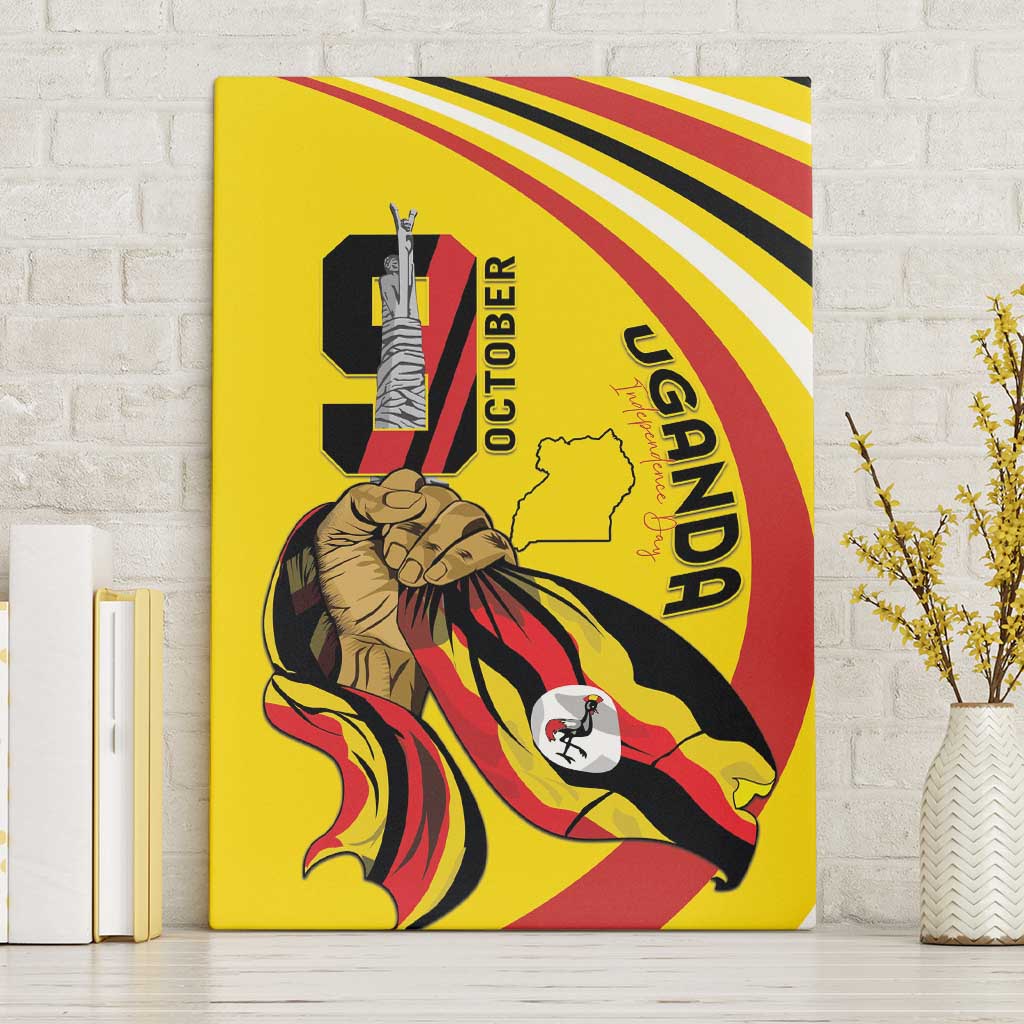 Uganda Canvas Wall Art 63rd Anniversary Of Independence - Wonder Print Shop