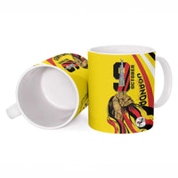 Uganda Ceramic Mug 63rd Anniversary Of Independence - Wonder Print Shop