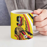 Uganda Ceramic Mug 63rd Anniversary Of Independence - Wonder Print Shop