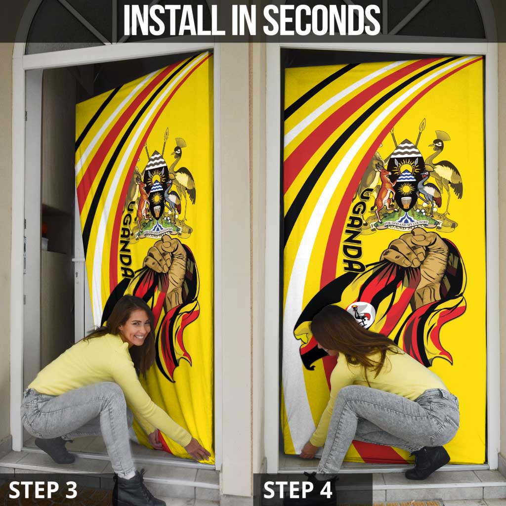 Uganda Door Cover 63rd Anniversary Of Independence - Wonder Print Shop