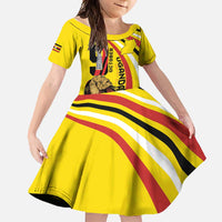 Uganda Family Matching Mermaid Dress and Hawaiian Shirt 63rd Anniversary Of Independence - Wonder Print Shop