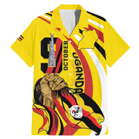 Uganda Family Matching Mermaid Dress and Hawaiian Shirt 63rd Anniversary Of Independence - Wonder Print Shop