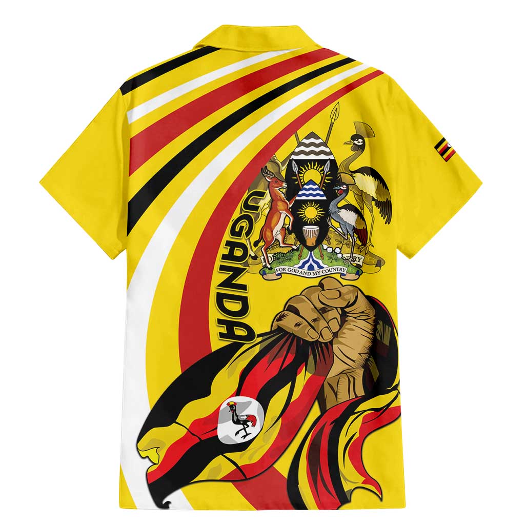 Uganda Family Matching Mermaid Dress and Hawaiian Shirt 63rd Anniversary Of Independence - Wonder Print Shop