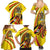 Uganda Family Matching Summer Maxi Dress and Hawaiian Shirt 63rd Anniversary Of Independence - Wonder Print Shop