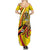 Uganda Family Matching Summer Maxi Dress and Hawaiian Shirt 63rd Anniversary Of Independence - Wonder Print Shop