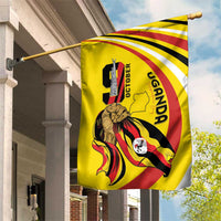 Uganda Garden Flag 63rd Anniversary Of Independence - Wonder Print Shop