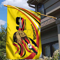 Uganda Garden Flag 63rd Anniversary Of Independence - Wonder Print Shop