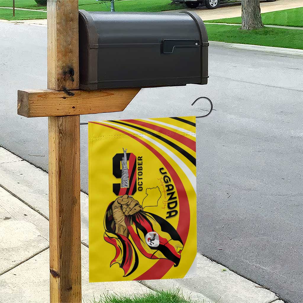 Uganda Garden Flag 63rd Anniversary Of Independence - Wonder Print Shop