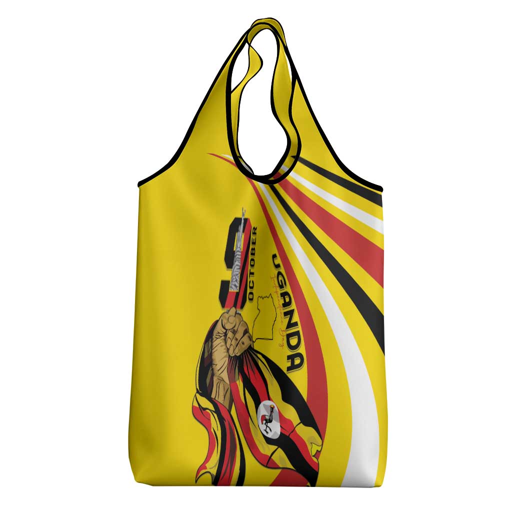 Uganda Grocery Bag 63rd Anniversary Of Independence - Wonder Print Shop
