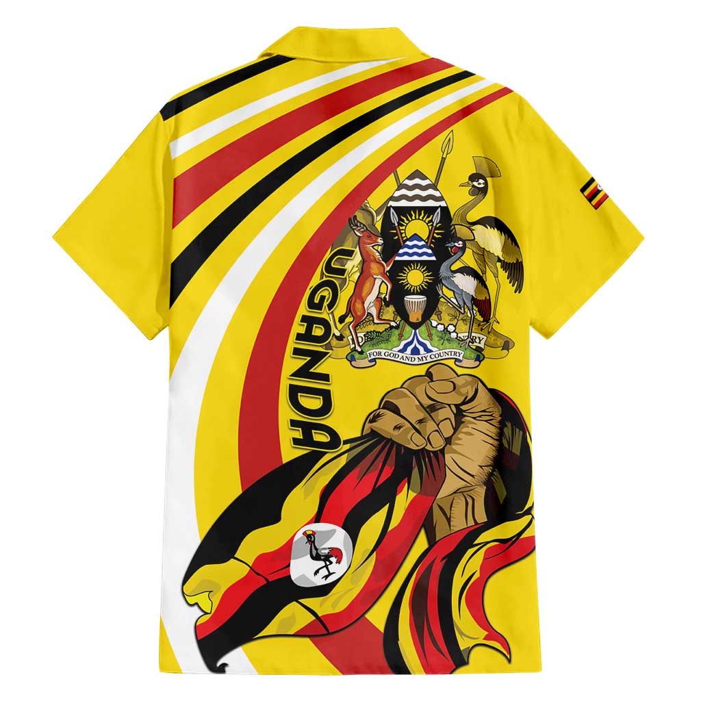 Uganda Hawaiian Shirt 63rd Anniversary Of Independence - Wonder Print Shop