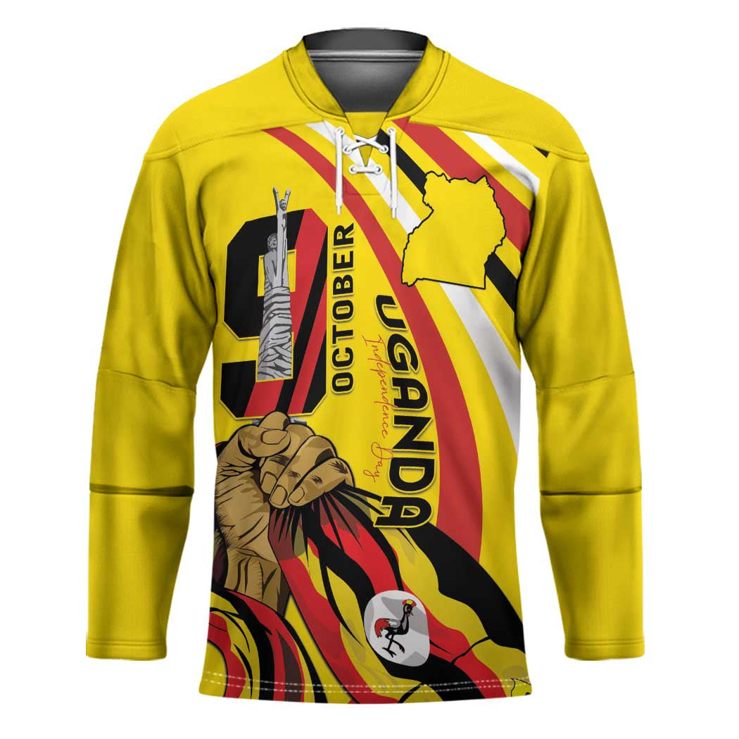Uganda Hockey Jersey 63rd Anniversary Of Independence - Wonder Print Shop