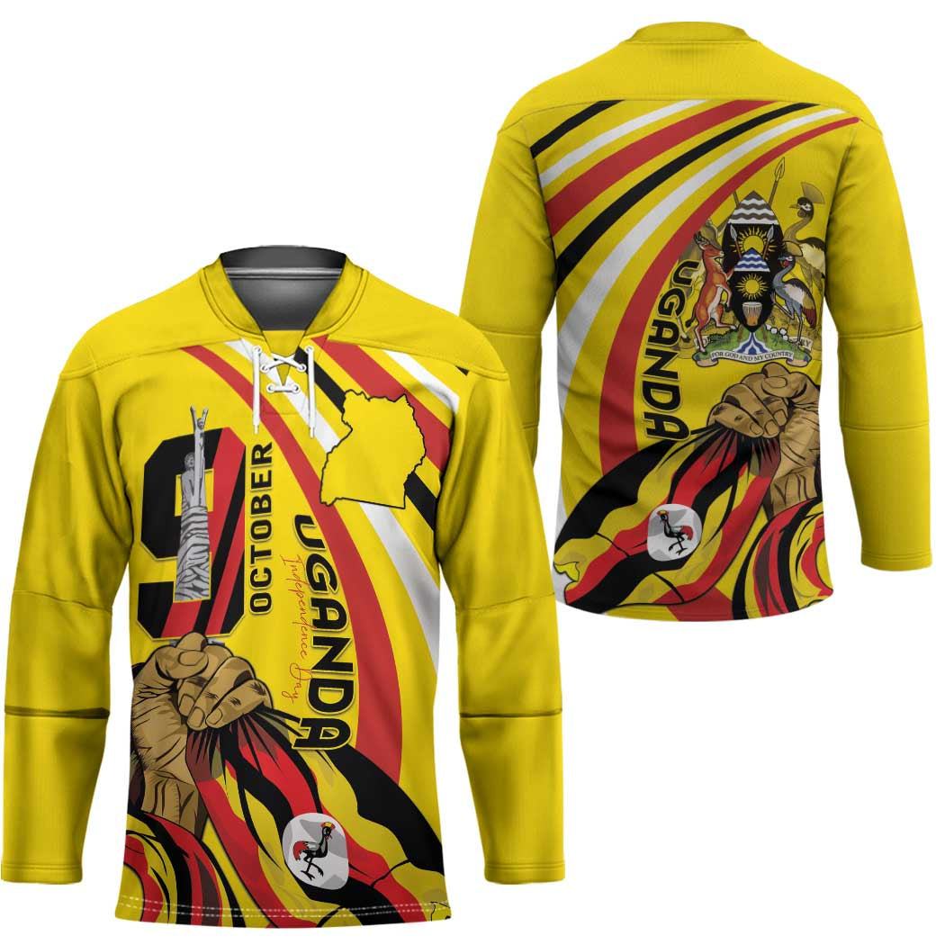 Uganda Hockey Jersey 63rd Anniversary Of Independence - Wonder Print Shop