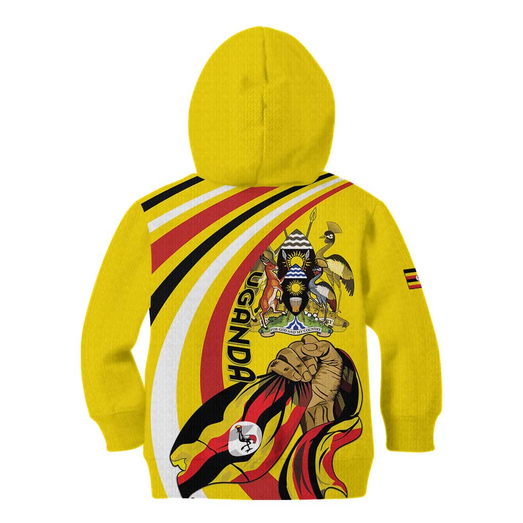 Uganda Kid Hoodie 63rd Anniversary Of Independence - Wonder Print Shop
