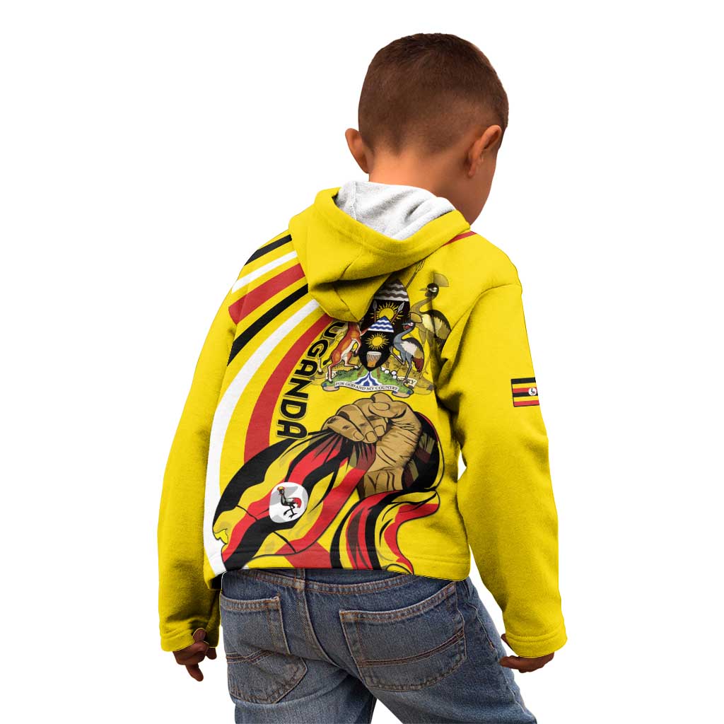 Uganda Kid Hoodie 63rd Anniversary Of Independence - Wonder Print Shop