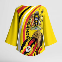 Uganda Kimono Sleeve Blouse 63rd Anniversary Of Independence - Wonder Print Shop