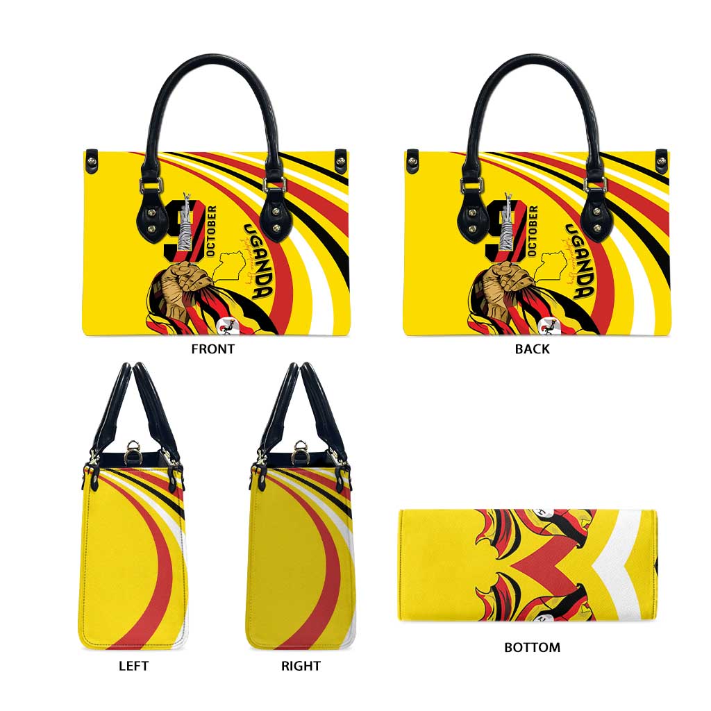 Uganda Leather Bag 63rd Anniversary Of Independence - Wonder Print Shop