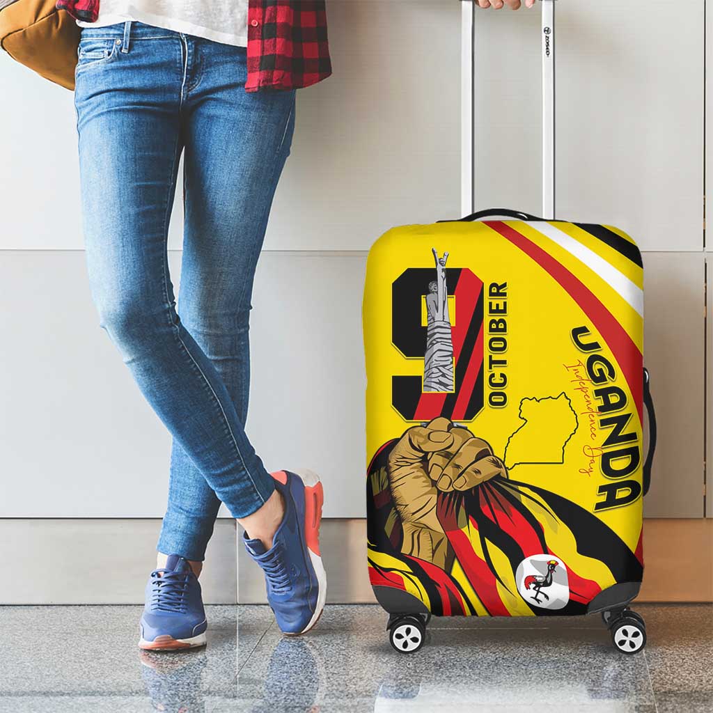 Uganda Luggage Cover 63rd Anniversary Of Independence - Wonder Print Shop