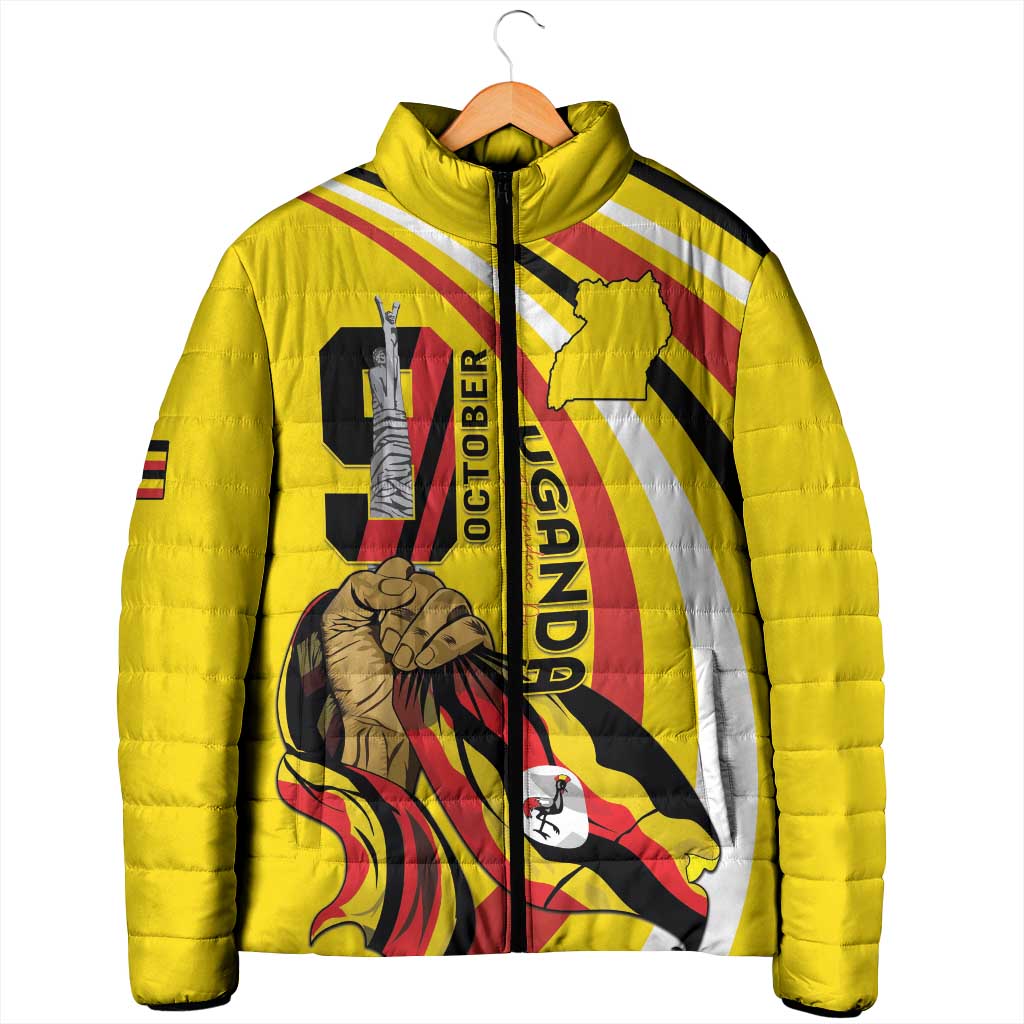 Uganda Padded Jacket 63rd Anniversary Of Independence - Wonder Print Shop
